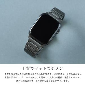 アップルウォッチ バンド チタン ステンレス ...の詳細画像5