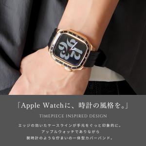 アップルウォッチ バンド ケース 一体型 メタ...の詳細画像1