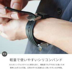 アップルウォッチ バンド ケース 一体型 メタ...の詳細画像4
