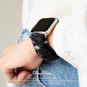 アップルウォッチ バンド シュシュ apple...の詳細画像1