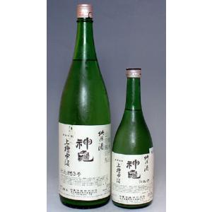 【最初に純米酒宣言をしたパイオニア、埼玉県蓮田の神亀】神亀　純米　上槽中汲み　1800ml