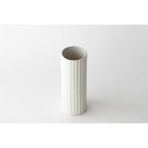 投入花瓶 白唐津 8号 陶器 おしゃれ 25セ...の詳細画像2