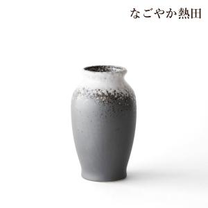 カメ型花瓶 白吹き 5号 陶器 おしゃれ 15.5センチ モダン 花器 仏間花瓶 客間 玄関 国産 仏壇 仏具｜nagoyaka