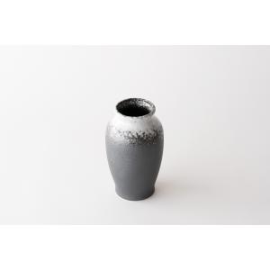 カメ型花瓶 白吹き 5号 陶器 おしゃれ 15...の詳細画像2