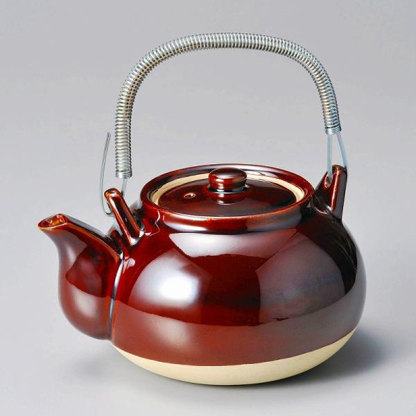 薬土瓶 栗型 6号 陶器製 シンプル 15.5センチ 伝統的 土瓶 湯沸かし 煎じ薬 国産 和食器 ...