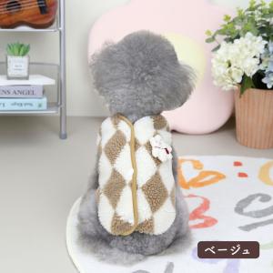 犬 服 背中開き 冬 ベスト 犬の服 冬用 秋...の詳細画像4