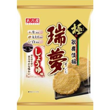 天乃屋 歌舞伎揚瑞夢しょうゆ味 7枚×12袋
