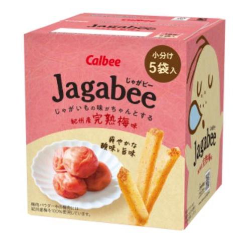 特売 カルビー jagabee ジャガビー 紀州産完熟梅味75ｇ×6箱