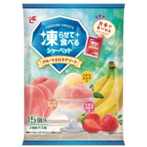 エースベーカリー 凍らせて食べるシャーベットフルーツミルクアソート 20g×15個入×２袋