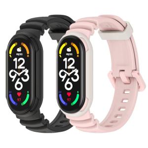 MIJOBS 交換用ストラップ Xiaomi Mi Band 7 Mi Band 6 Mi Band 5 シリコンスポーツリストストラップ｜naha