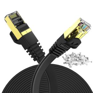 30m LANケーブル CAT7 高速 Veetop ギガビット 10Gbps 750MHz カテゴリ-7 準拠 金ツメキ RJ45コネクタ｜naha