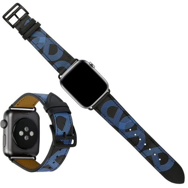 KCENTURY iWatchレザーバンド、AppleWatch Bandシリーズ7/6/5/4/3...