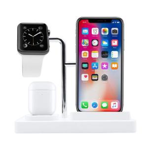Macally Airpod iPhone Apple Watchスタンドホルダー - お使いのデバイス用のホーム - iPhone、iWa｜naha