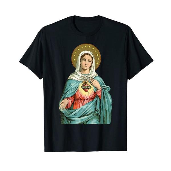 聖母マリアの汚れなき聖母カトリックのヴィンテージ Tシャツ