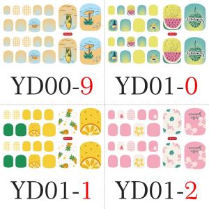 ネイルシール フット フルーツデザイン 花柄 ...の詳細画像5