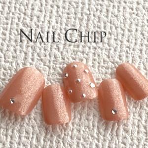 リニューアルしました ネイルチップ ショート ピンクベージュパール 12 