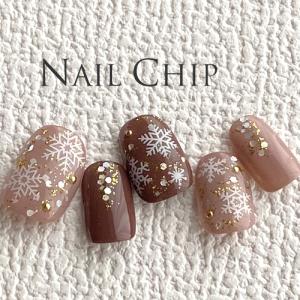 オーダー ネイルチップ ショート ジェル ブラック クロス デザイン