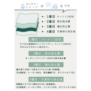 2枚セット Boody 吸水サニタリーショーツ...の詳細画像4