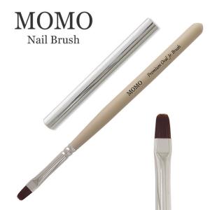 nail for all 公式 ■MOMO Premium Oval Jr. Brush (プレミアム オーバル ジュニア ブラシ) 《メール便でも可》