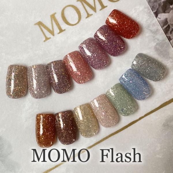 ＊カラージェルMOMO by nail for all Flash(フラッシュ) 1-14 《10個...