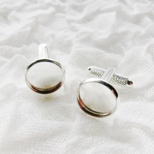 希少❣️グルーデコ　セラミックリング土台　ホワイト、ブラック　セット販売 グルーデコ土台 ステンレスリング67 幅6mm 11/14/16号 指輪 ステンレス