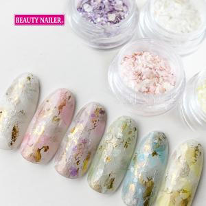 BEAUTY NAILER（ビューティーネイラー）：マーブルキャンディ（天然大理石粉＋ホイルパウダー）｜nailkoubou