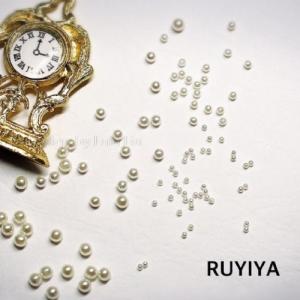 （ネコポス○）RUYIYA（ルイーヤ）：パールボールセット518／（1mm/1.5mm/2mm/2.5mm）4種類｜nailkoubou