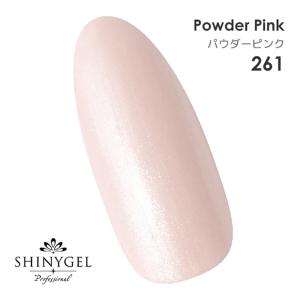 SHINYGEL Professional：カラージェル 261／パウダーピンク 4g （シャイニー...