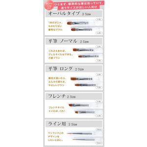 【メール便OK】ジェルネイル用筆10本セット ...の詳細画像2