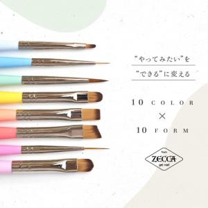 ネイリスト考案のアートに合わせた筆10種類 z...の詳細画像1