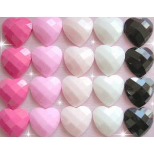 ハートストーンミルキーセット８mm_14mm（ あすつく ）（ パーツ ）