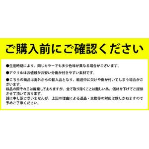 レクタングルダイヤカット高品質アクリルストーン...の詳細画像4