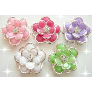 アクリルマルフラワーシルバーマットタイプ 1P　23mm（ あすつく ）（ パーツ ）
