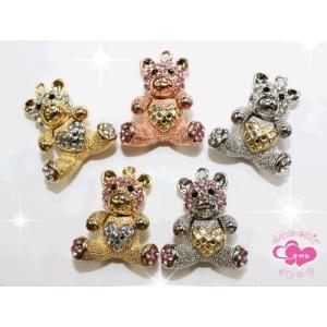 ベアベア メタルパーツ　1P約30×27mm（ あすつく ）（ パーツ ）