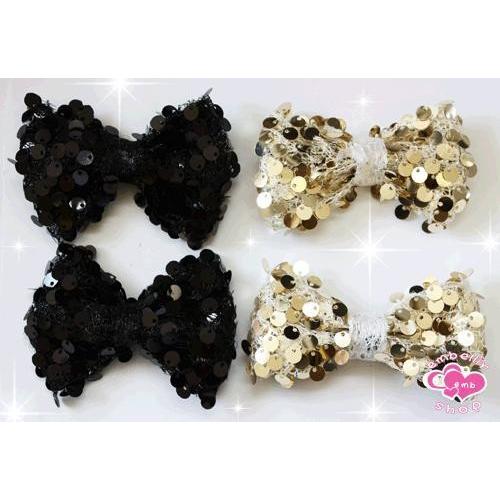 スパンコールシャララリボン１P　約80×45mm（ あすつく ）（ パーツ ）