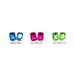 ラインストーン ガラス( ビジュー:レクタング...の詳細画像2