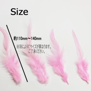 デコ電ファブリックパーツ ふわふわ羽( ピンク...の詳細画像1
