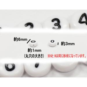 デコ電パーツ ホワイト&ブラック( 数...の詳細画像1