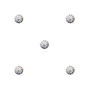 ネイルパーツ スタッズ コインスタッズ Bonnail ボンネイル スパイラルフィットスタッズ シル...