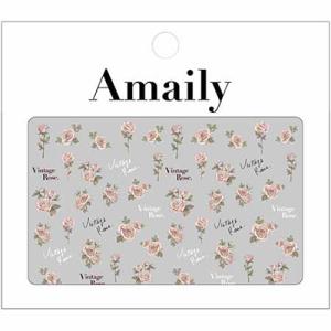 Amaily アメイリー ネイルシール No.1-27 ヴィンテージローズ