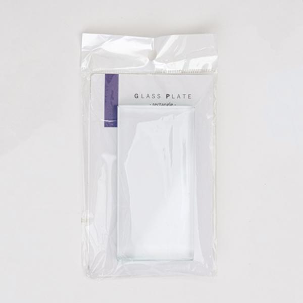 SHAREYDVA ガラスプレート レクタングル ミキシング用 アートパレット 撮影アイテム ガラス...