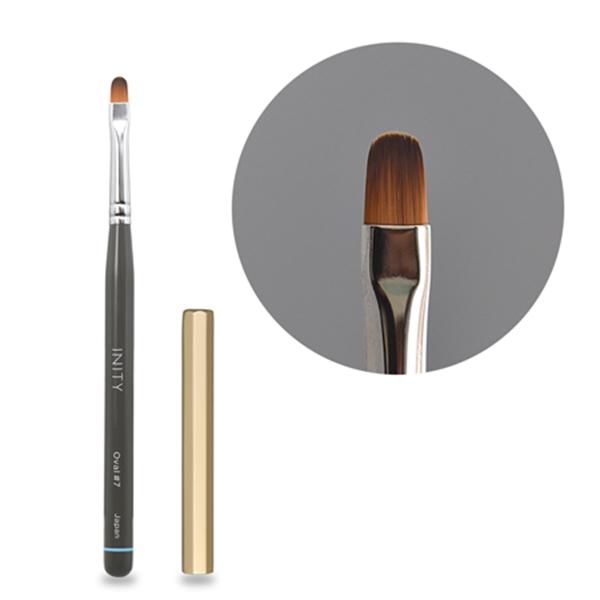 アイニティ IINITY ジェルブラシ オーバル #7N ネイルブラシ ジェルネイルブラシ オーバル...