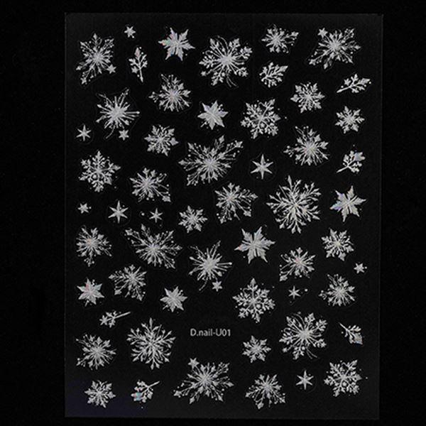 D.nail 雪の結晶シール U01 プリズム