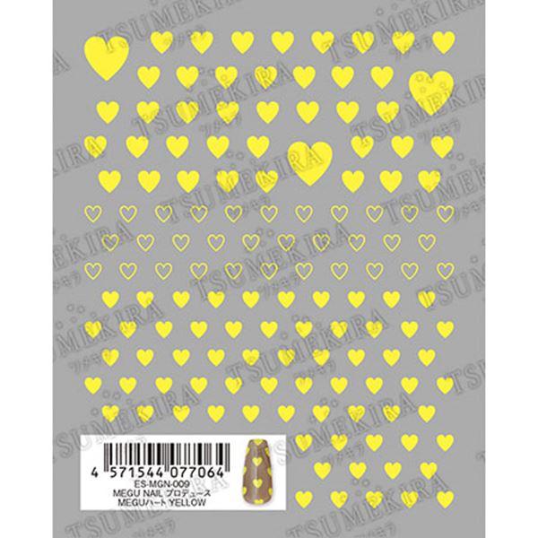 ツメキラ es(エス) MEGU NAIL プロデュース MEGUハート YELLOW ES-MGN...