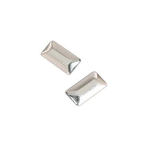 ネイルパーツ スタッズ シャレドワ SHAREYDVA スタッズ メタル長方形 1×3mm 50P シルバー