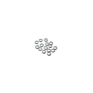 スワロフスキー デコ ネイルパーツ スワロ SWAROVSKI メタル 4mm シルバー 50P