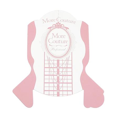 More Couture モアクチュール ネイルフォーム ピンク 100枚 ネイルアクリル