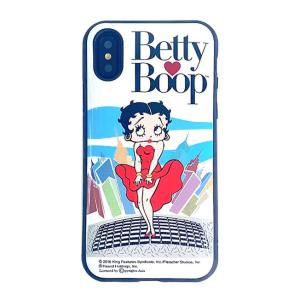 スマホケース iPhoneXS iPhoneX ケース イーフィット ベティ ブープ 耐衝撃 iPhoneケース ドット ベティー BETTY BOOP iPhone10s アイフォンテンエス iPhone10
