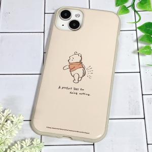 iPhone14Plus ケース カバー イーフィット 耐衝撃 ディズニー キャラクター くまのプーさん スマホケース スマホカバー アイフォン14Plus IIIIfi+(R) かわいい