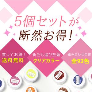 カラージェル ジェルネイル 3g 選べる5色 ...の詳細画像1